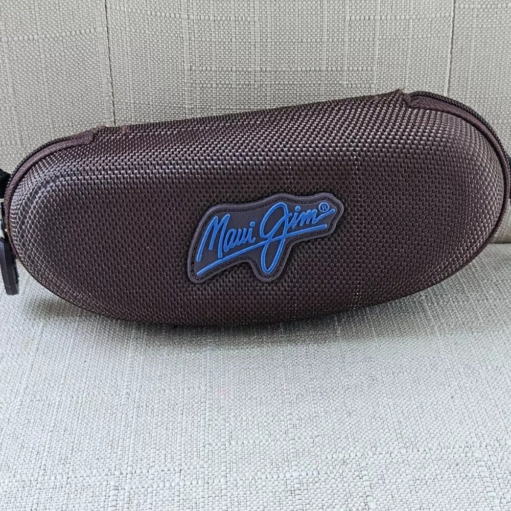 Maui Jim Glasses/Sunglasses Case Semi Hard Case with Reversible Pouch Case only